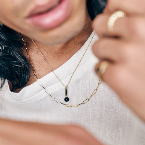 The Paperclip Chain in Yellow Gold ~ Large Link